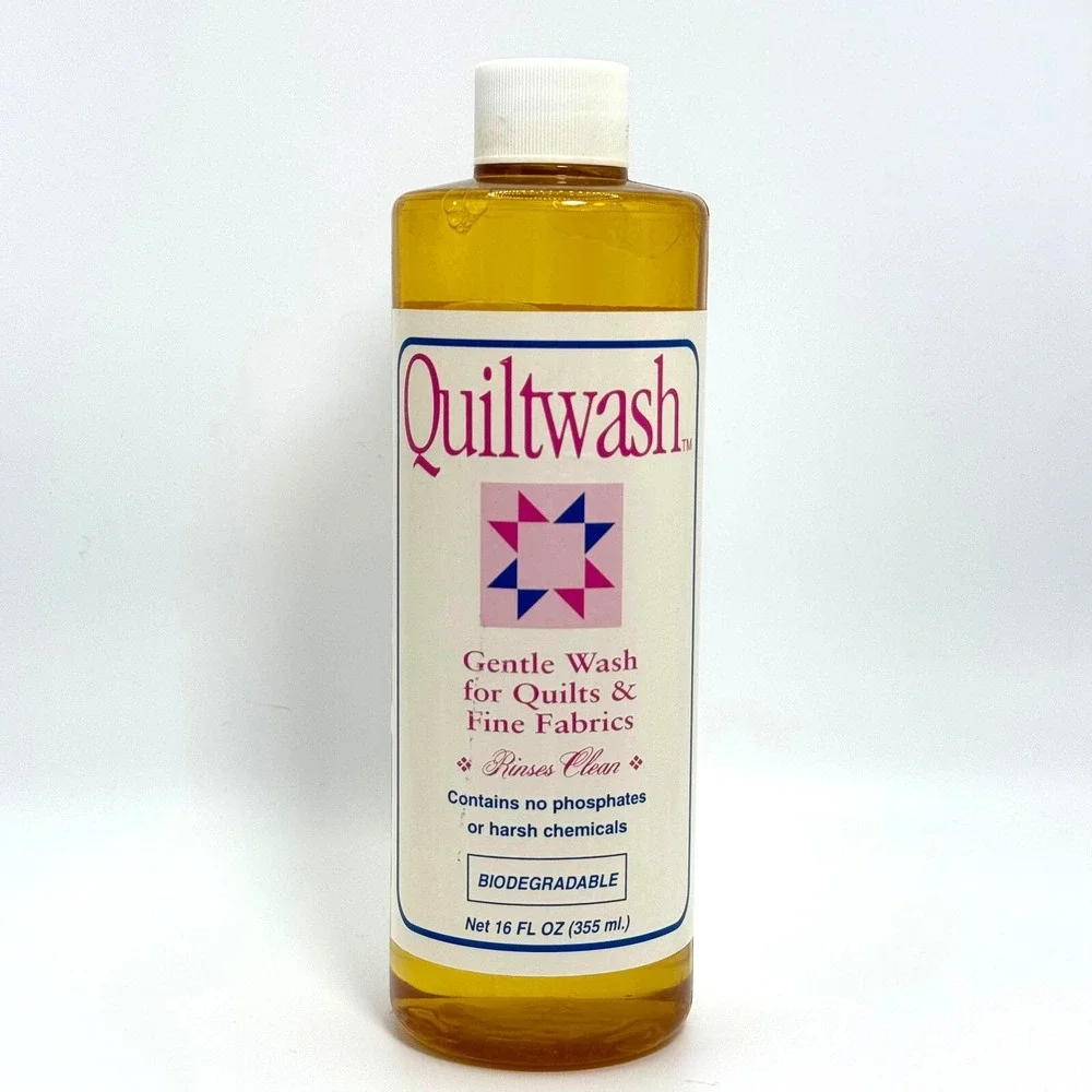 Quiltwash Gentle Wash for Quilts & Fine Fabrics‎ 16 oz – Biodegradable Detergent